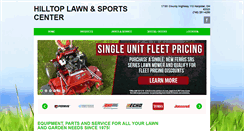 Desktop Screenshot of hilltoplawnandsport.com